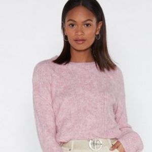 Light Pink Knit Sweater